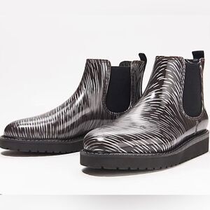 Cougar Printed Waterproof Rubber Rain Boots -‎ Kensington Size 6 New